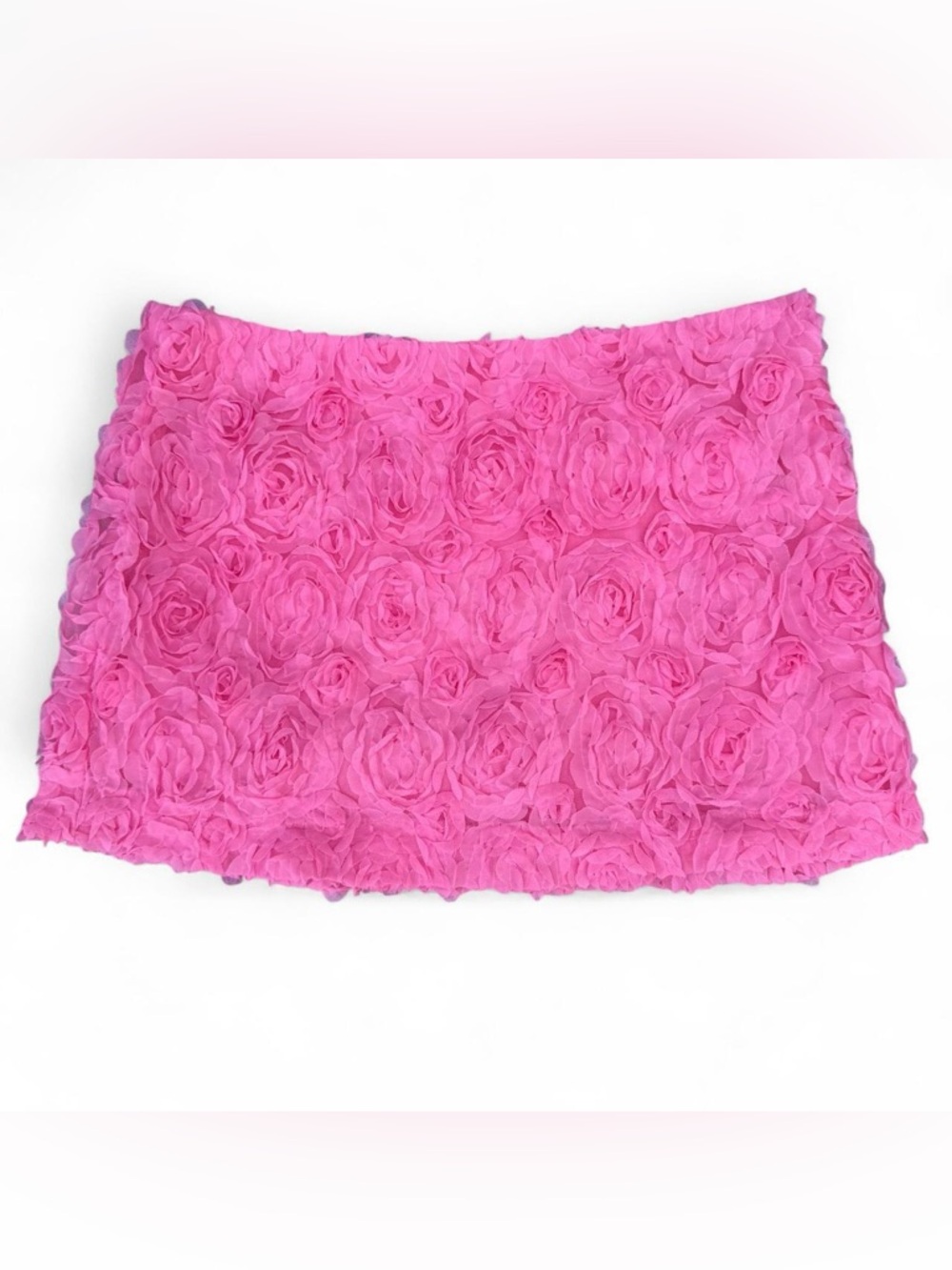 Urban Outfitters Pink Rosette Mini Skirt
